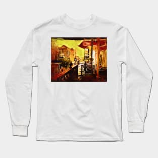 Balcony Cafe Long Sleeve T-Shirt